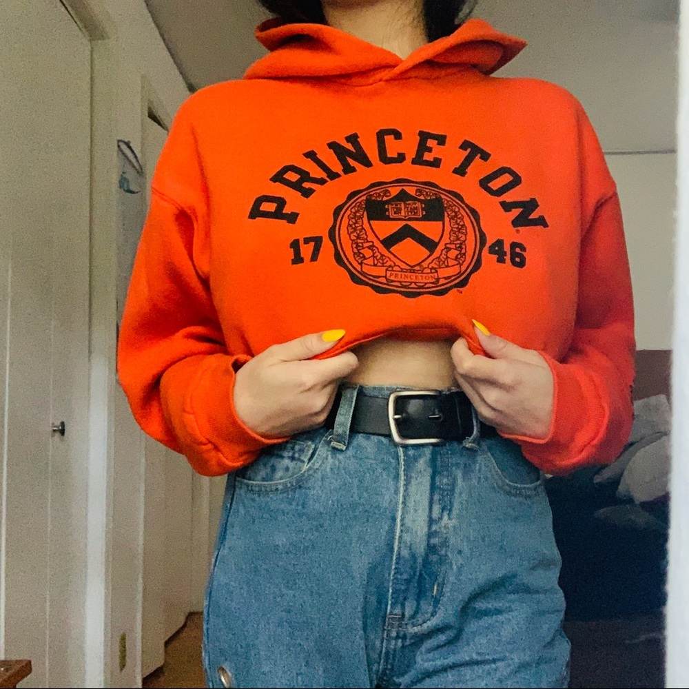 Vintage Orange Princeton Hoodie